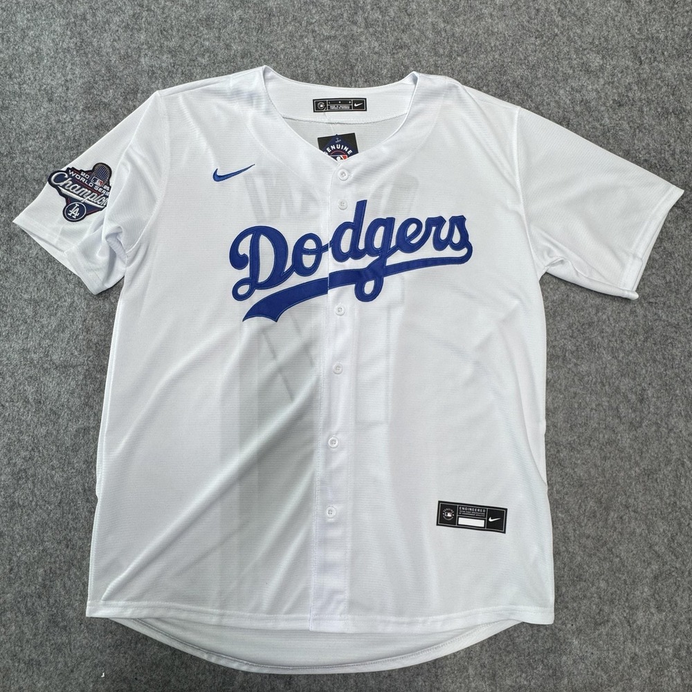 Los Angeles Dodgers Jersey Mens Large White MLB Baseball Shohei Ohtani 17 Nike